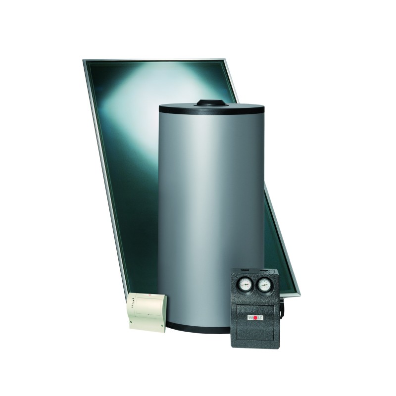 Sunset 200 rvs liter boiler / 2 collectoren