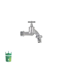 chromen regentonkraan