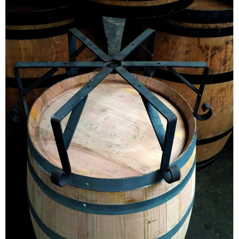 Synthetic rain barrel pedestal