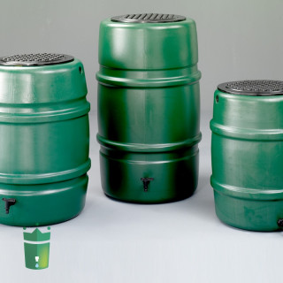 Synthetic rain barrels
